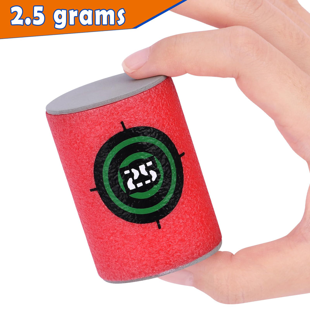 POKONBOY Nerf target set shows compatibility with N-Strike Elite and other blasters.