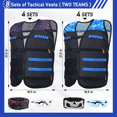 POKONBOY red-team vest for immersive color-coded Nerf games.