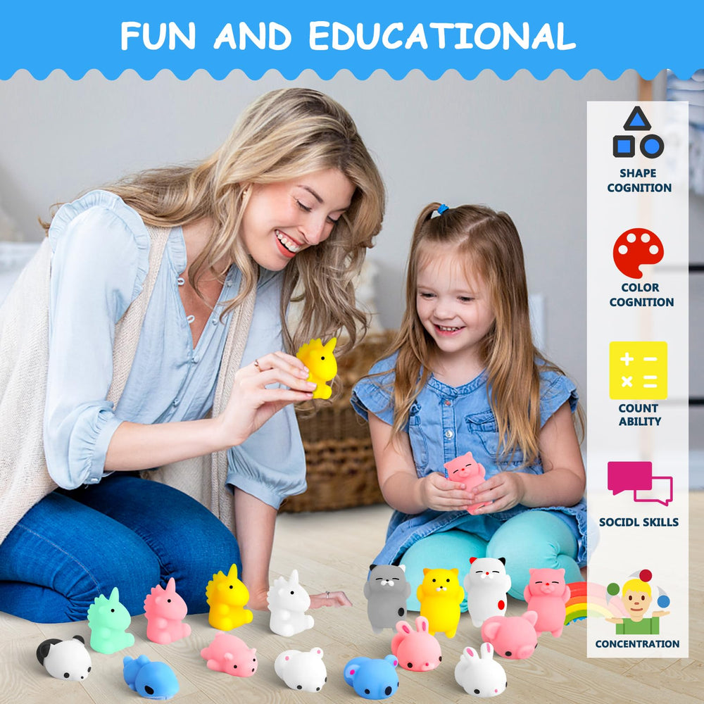 POKONBOY squishies unicorn, sparkling colors support focus and fine motor enjoyment.