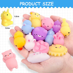 POKONBOY squishies rabbit, soft mochi texture, soothing squeezes for little hands.