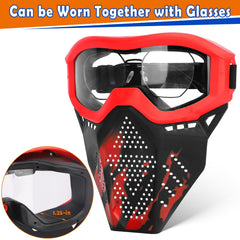 POKONBOY mask adjustable strap ensures snug fit for many head sizes.