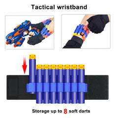POKONBOY wristbands with darts enable quick team setup.