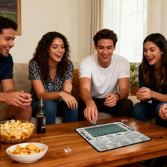 Poliveyy Football Dice Game downs and possession tracked on beads