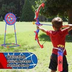 Polkoliye spider quiver with decorative design for compact storage.