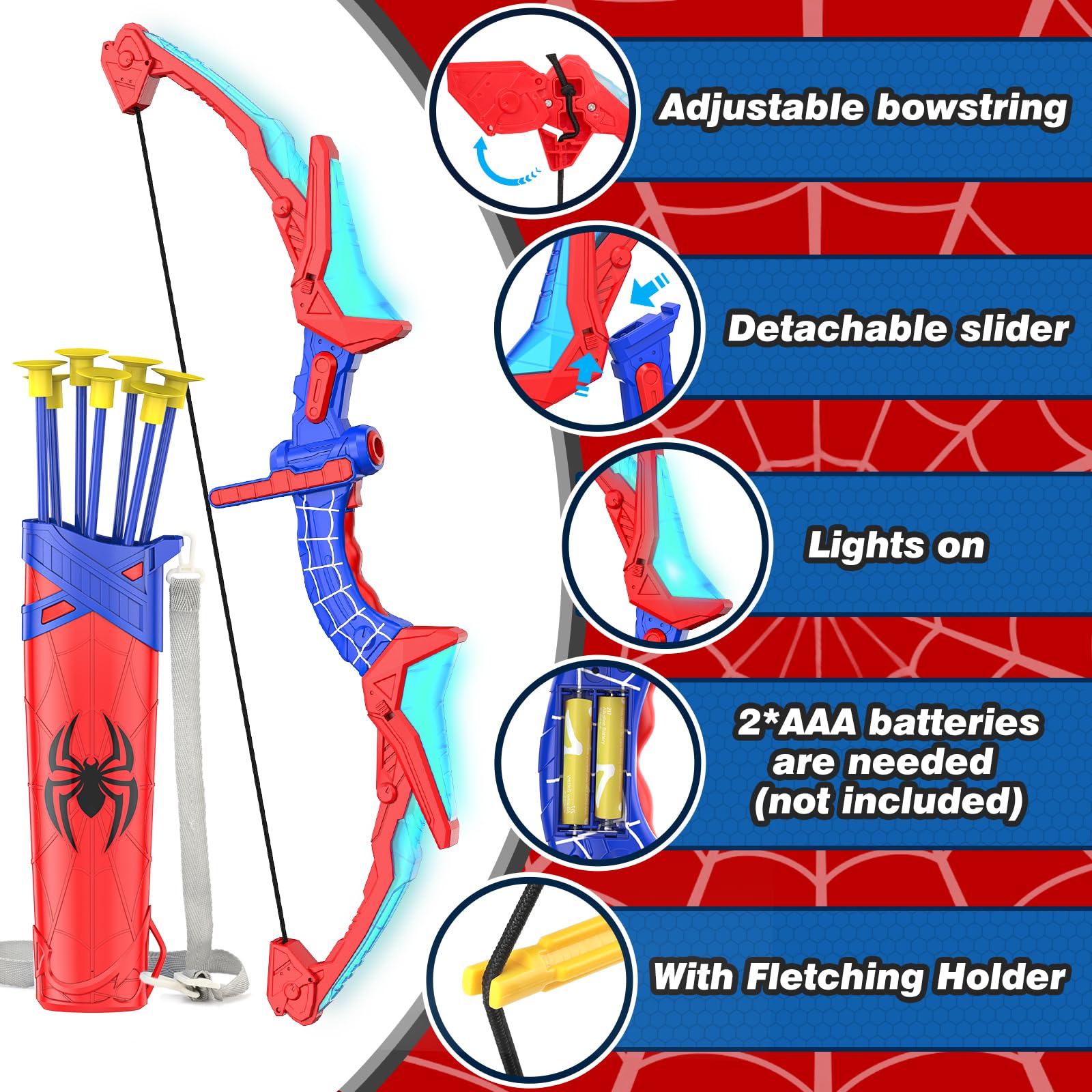 Polkoliye suction cup arrows, seven-pack, designed for safe indoor target practice.
