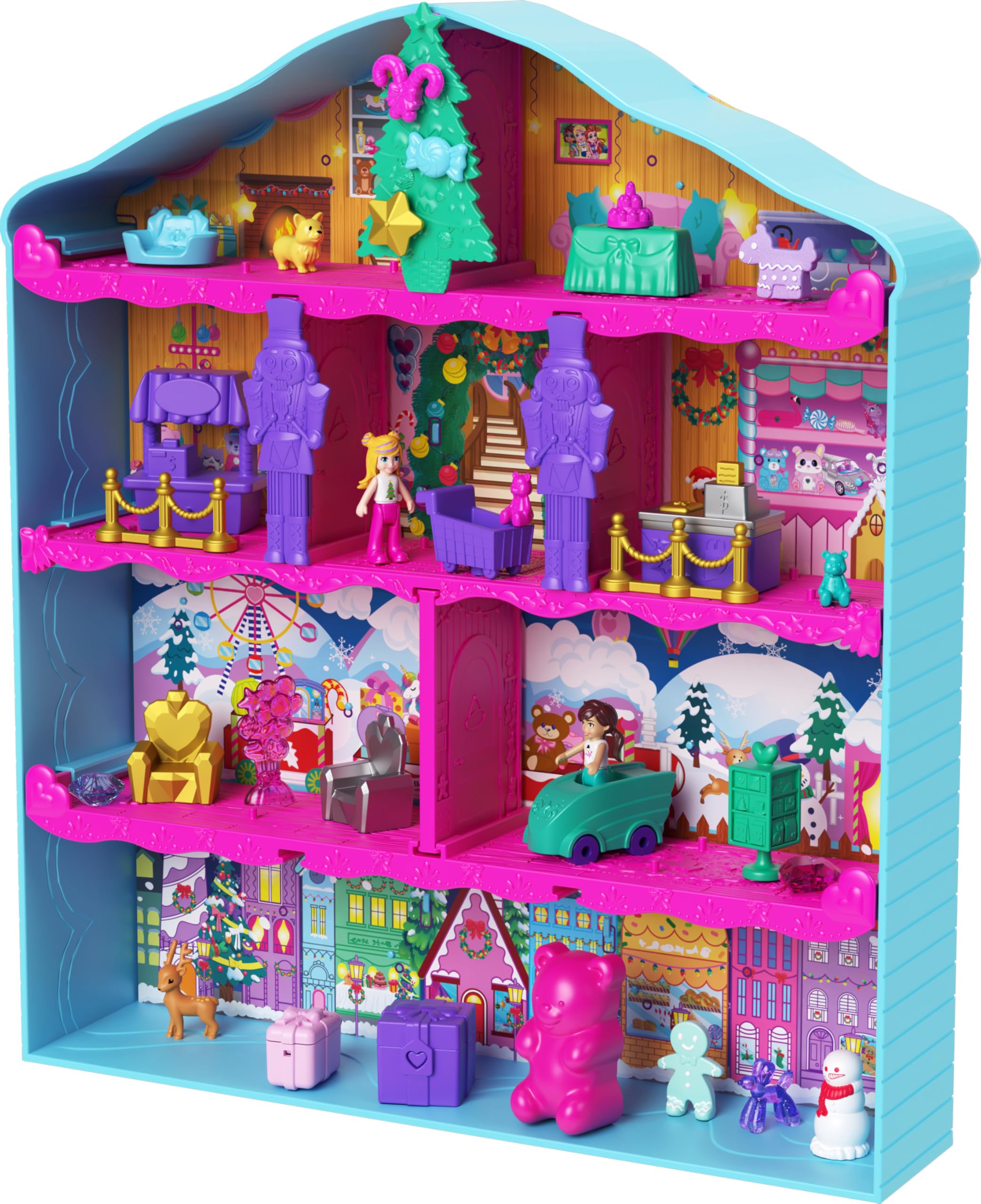 Polly Pocket Advent Calendar reveals daily surprises for imaginative holiday play.
