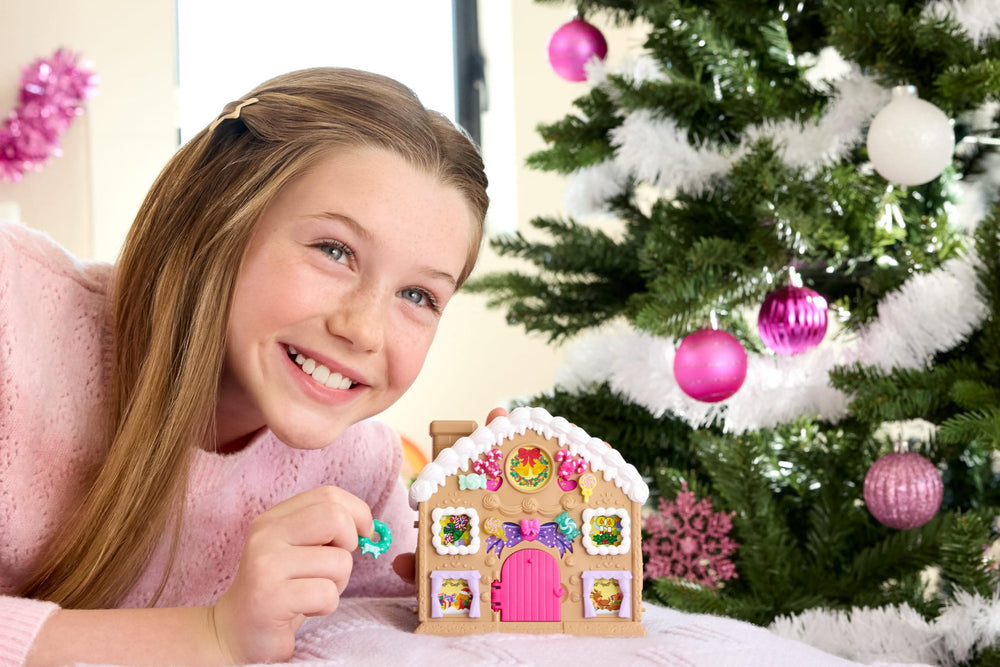 Polly Pocket micro doll inside the Advent Calendar playset for imaginative play