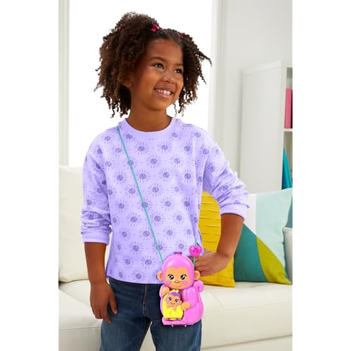 Polly Pocket animal pets enhance imaginative jungle adventures.
