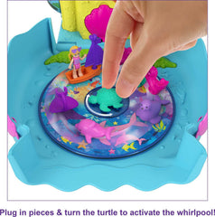 Polly Pocket Bubble Aquarium treasure chest invites curious peeks and surprise reveals