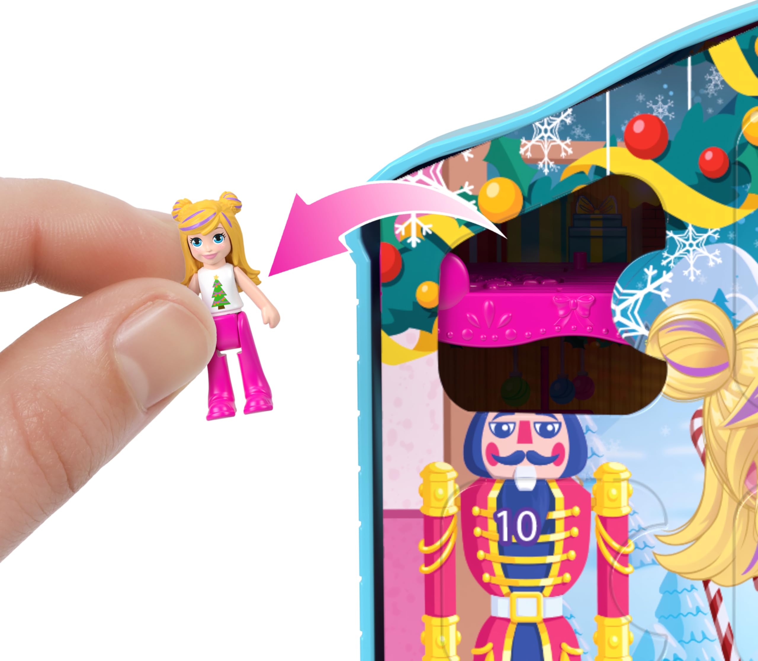 Build a snowman inside the gingerbread house for cozy play.