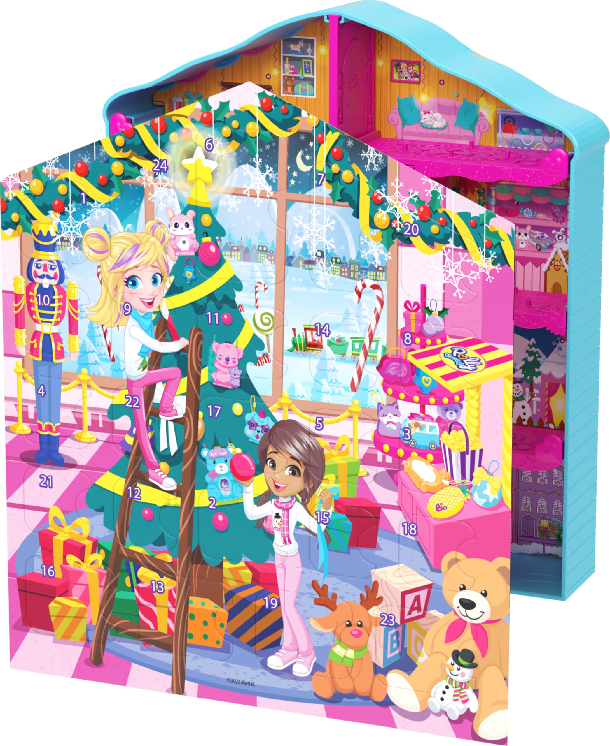 Polly Pocket cash register adds pretend shopping fun for kids.