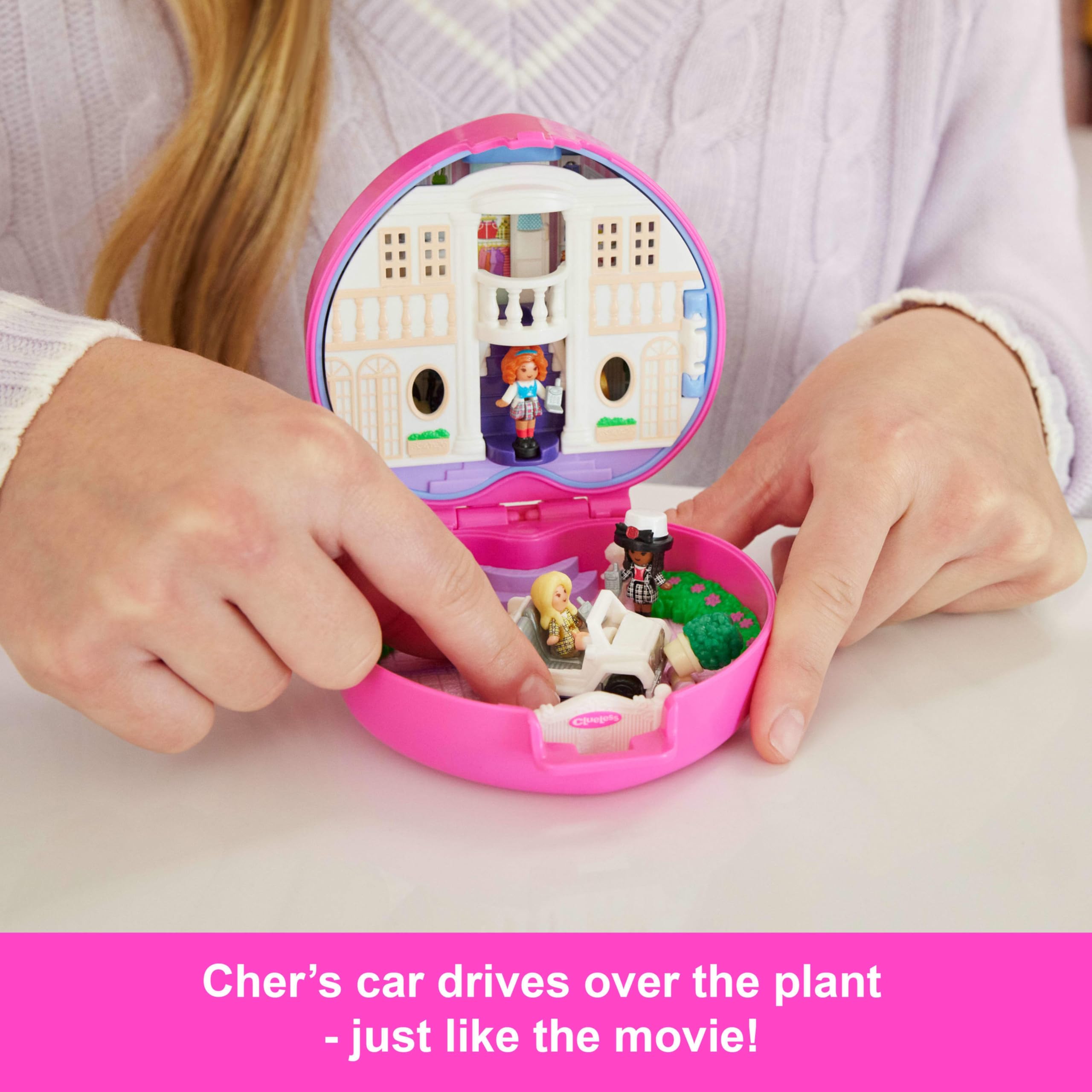 Polly Pocket Clueless Collector Dionne hat, stylish add-on for fashion play.