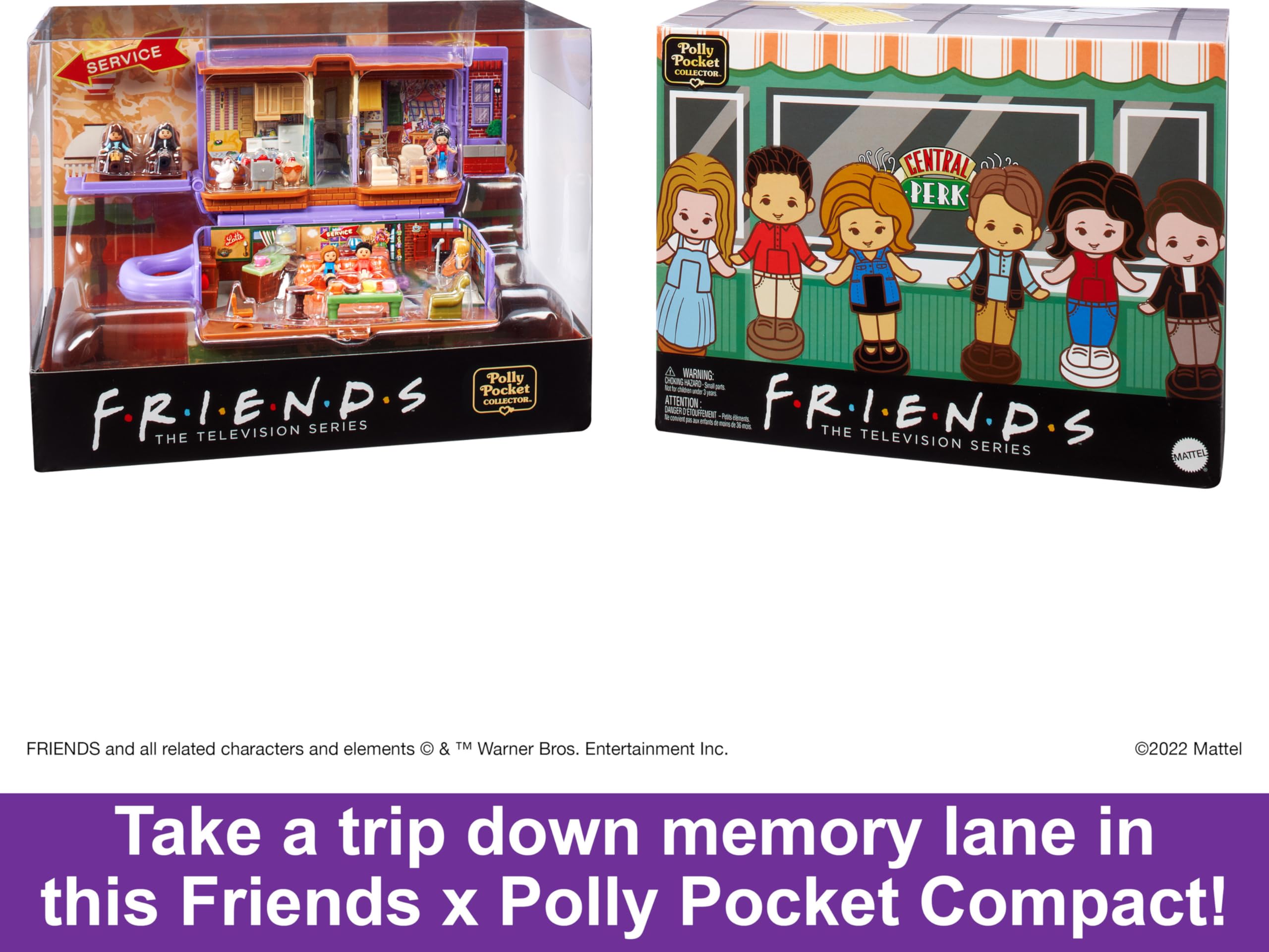 Three iconic Friends locations in one compact for versatile play spaces