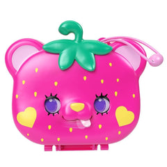 Polly Pocket fruit basket elevator enabling pretend harvests during playtime.