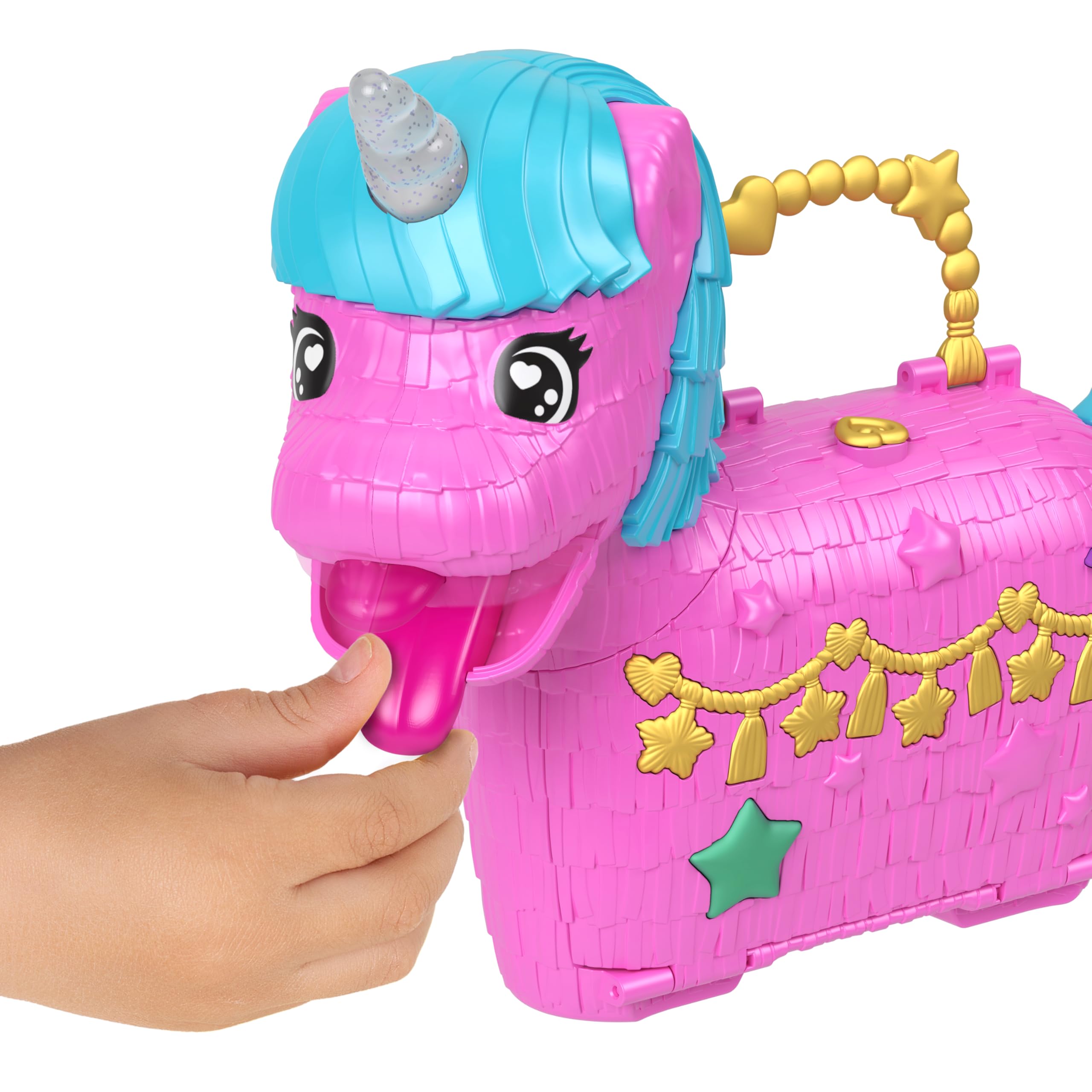 Polly Pocket hot air balloon accessory enabling multi-scene adventures.