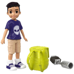 Polly Pocket Nicholas Wells with selfie stick for quick photos.