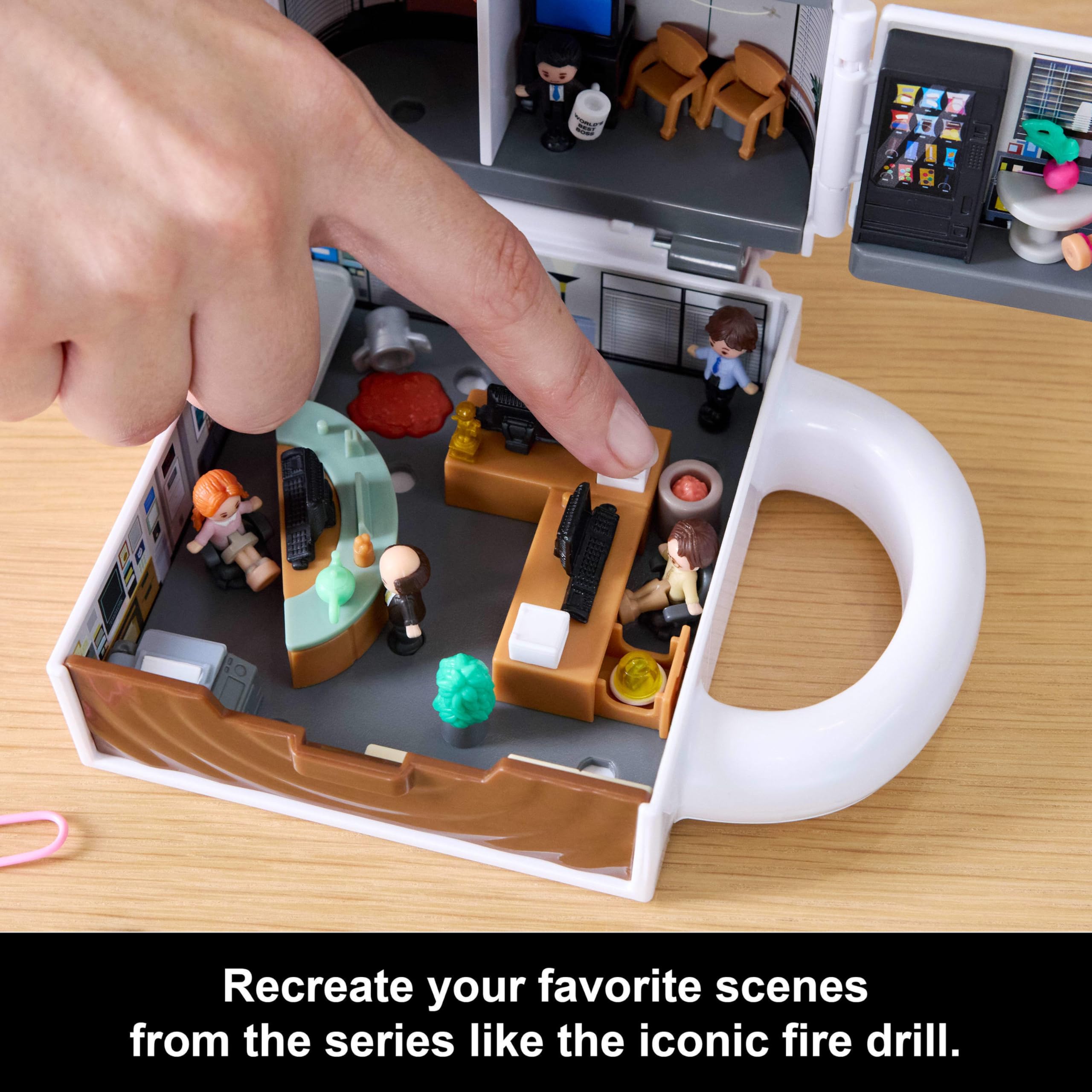Polly Pocket x The Office Easter eggs provide subtle nods for scene plays.