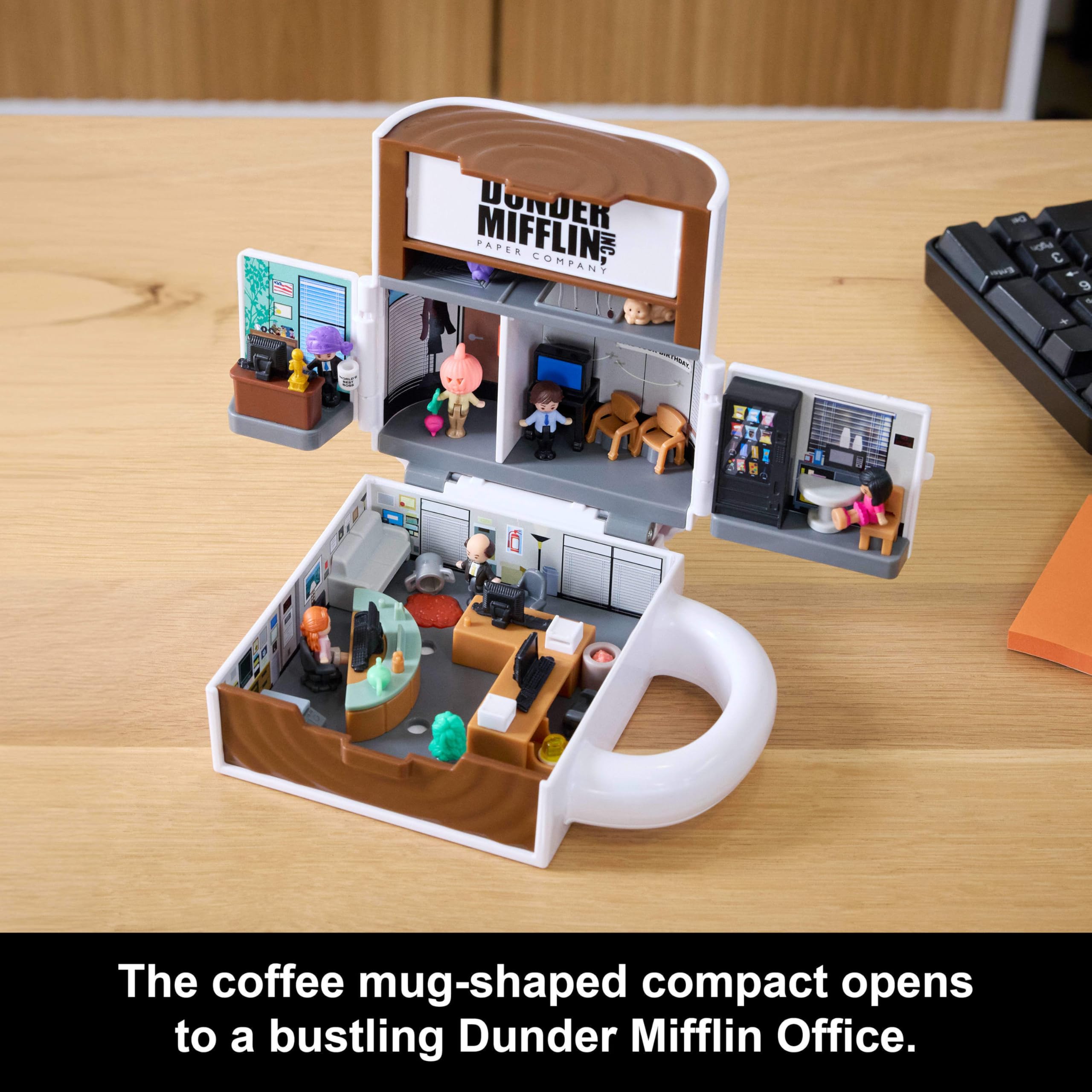 Polly Pocket x The Office nine accessories add Easter eggs and versatile display options.