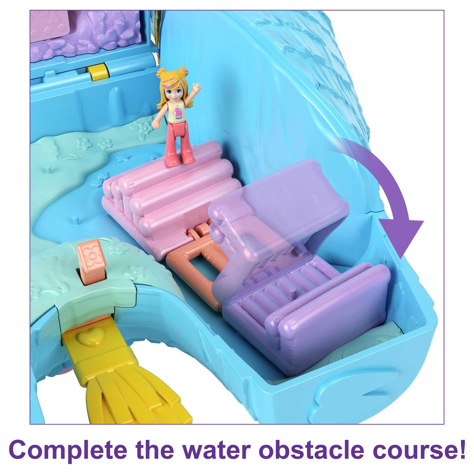 Polly Pocket Pajama Party llama figure for storytelling