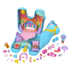 Polly Pocket Pajama Party pinata on a tree scene of surprises