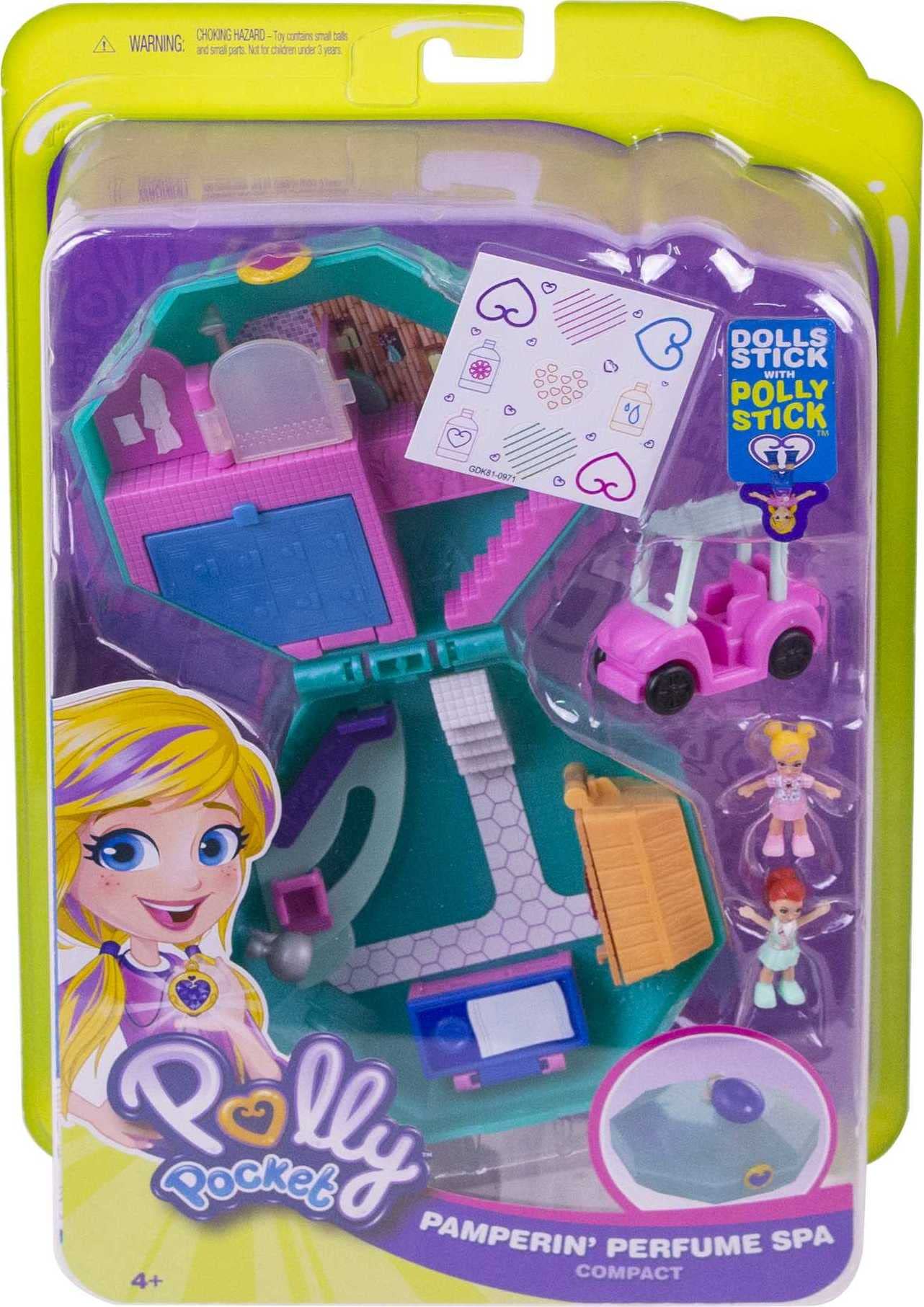 Compact is travel-friendly for pampered Polly Pocket adventures