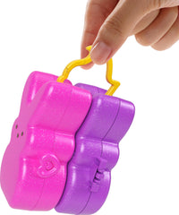 Polly Pocket Peeps carrot accessory for feeding bunnies during pretend garden play.