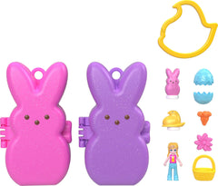 Polly Pocket Peeps micro doll in a compact for imaginative play on the go.