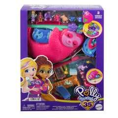 Polly Pocket Sloth 2-in-1 Purse Compact bridge walk connects adventures for shared storytelling