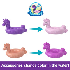 Polly Pocket Sparkle Cove micro dolls join the story in a portable set.