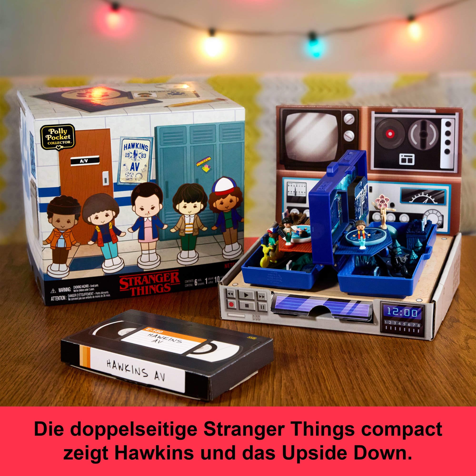 Polly Pocket Stranger Things six dolls invite fans to recreate favorite scenes.