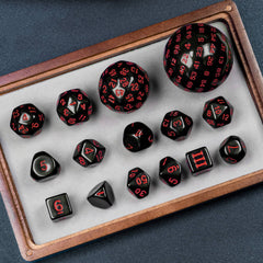 Poludie D3 through D100 dice variety for RPGs.