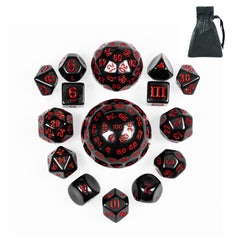 Poludie dragon-eye dice bag front view for easy carrying.