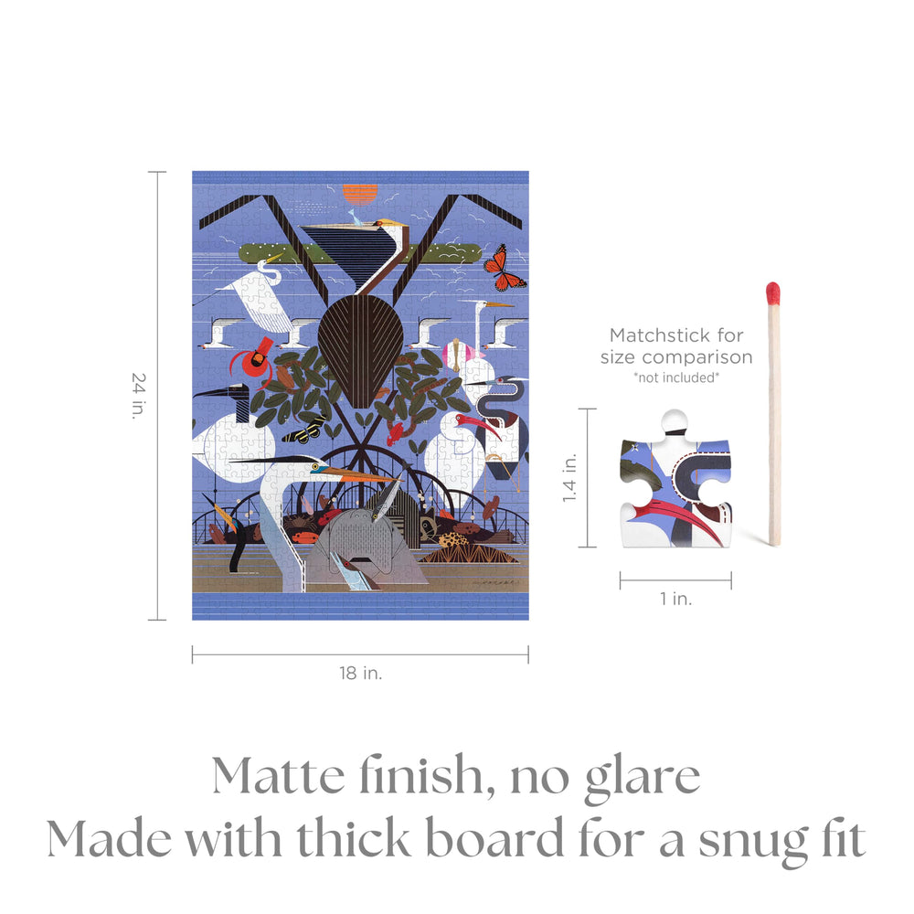 Pomegranate puzzle includes an art insert to admire while solving