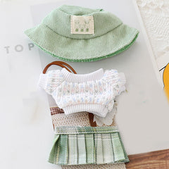 Poneneo 17cm doll clothing set, lightweight fabric for comfortable posing and easy dressing.