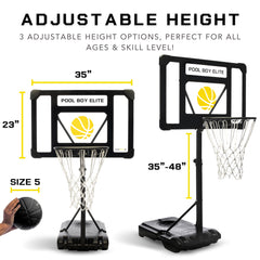Reinforced backboard and sturdy base minimize wobble during energetic shots.