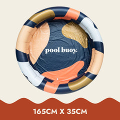 Pool Buoy perfect backyard pool for family parties and sun.