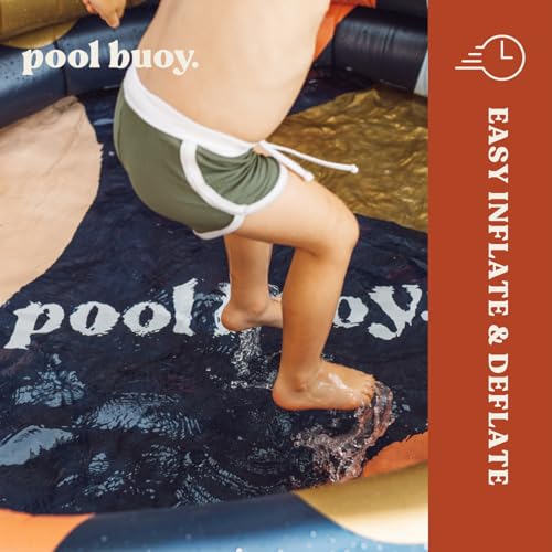 Pool Buoy double-ring construction keeps water inside safely.