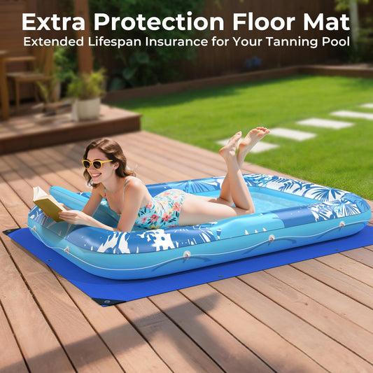 POOLACC pool float with pillow for comfortable all-day lounging