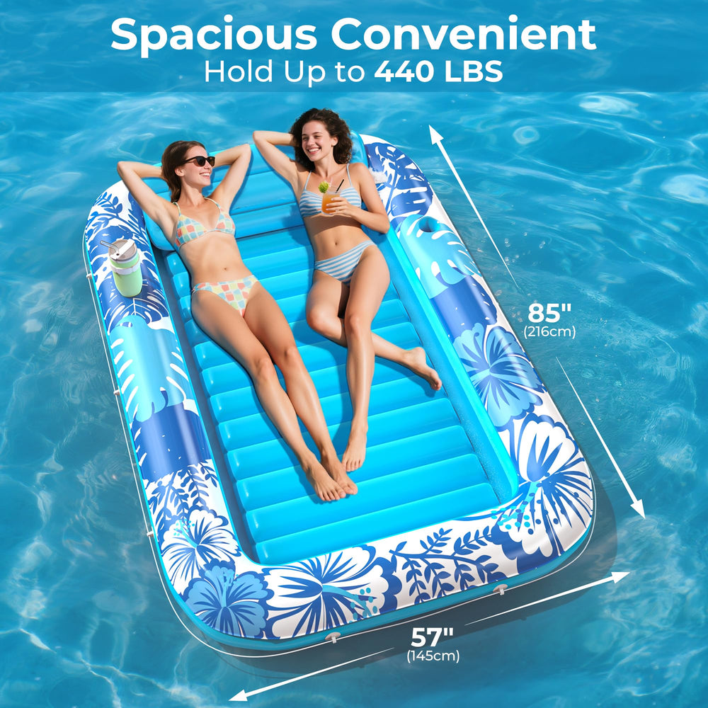 POOLACC oversized cup holders blue keep drinks and essentials close