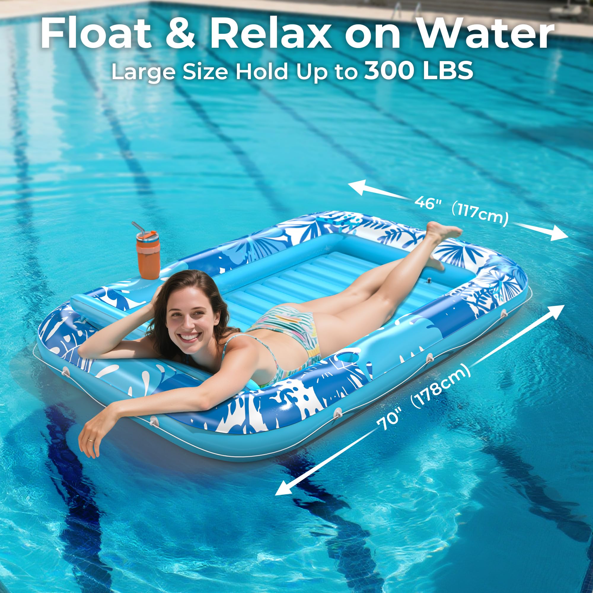 POOLACC protection mat prevents punctures on decks and rocky shores