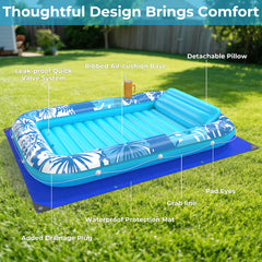 POOLACC wrap-around grab line adds stability during use