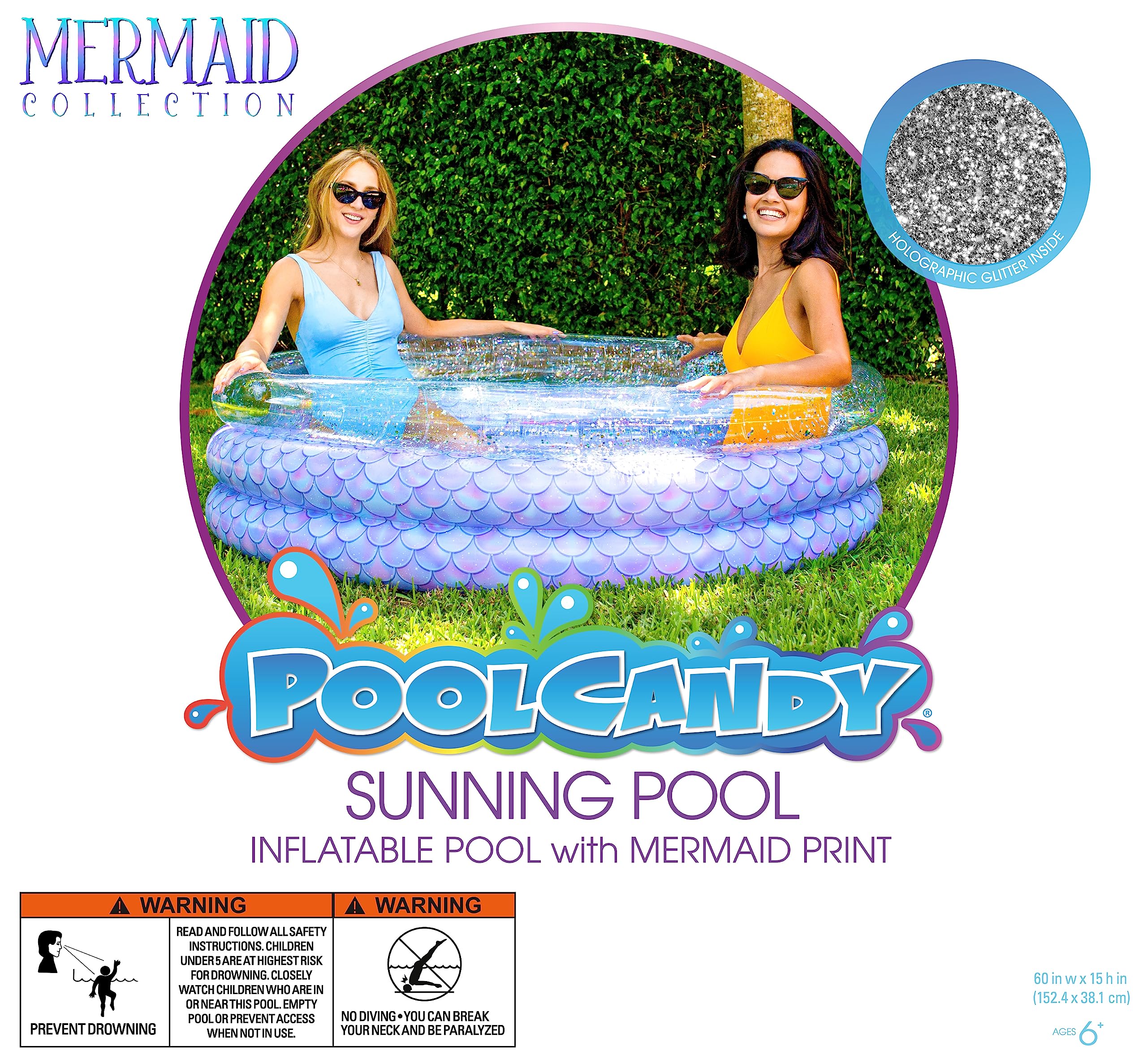 PoolCandy Durable PVC vinyl float ensures long-lasting use during pool season.