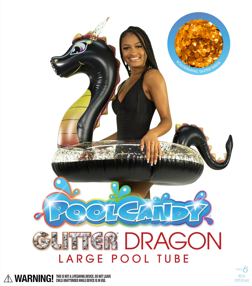 Poolcandy Kid-friendly 40in pool tube supports safe, enjoyable time.