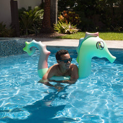 PoolCandy Seahorse Noodle features a photo-real print for playful visuals.