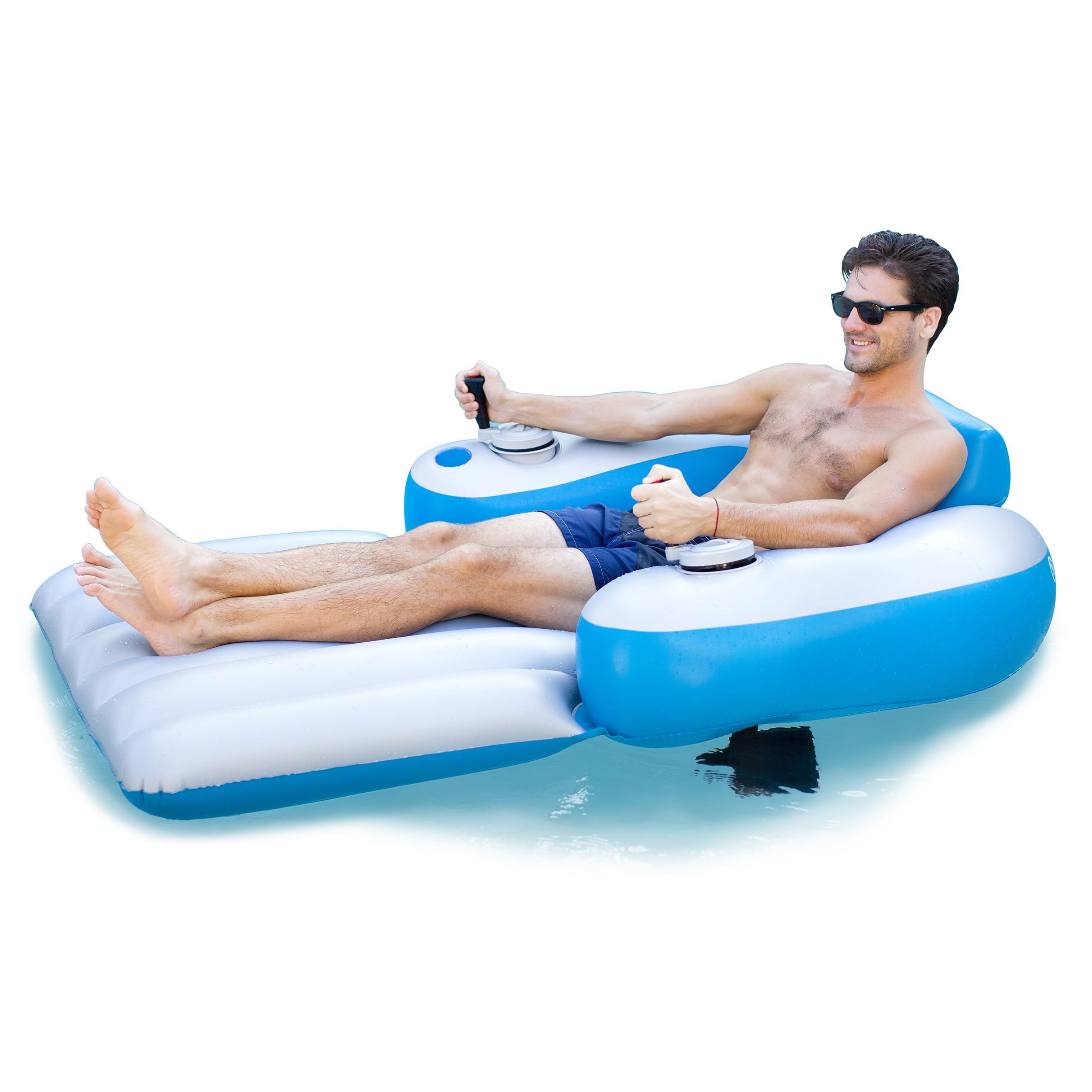 PoolCandy Splash Runner in-pool operation for effortless lounging and relaxation.