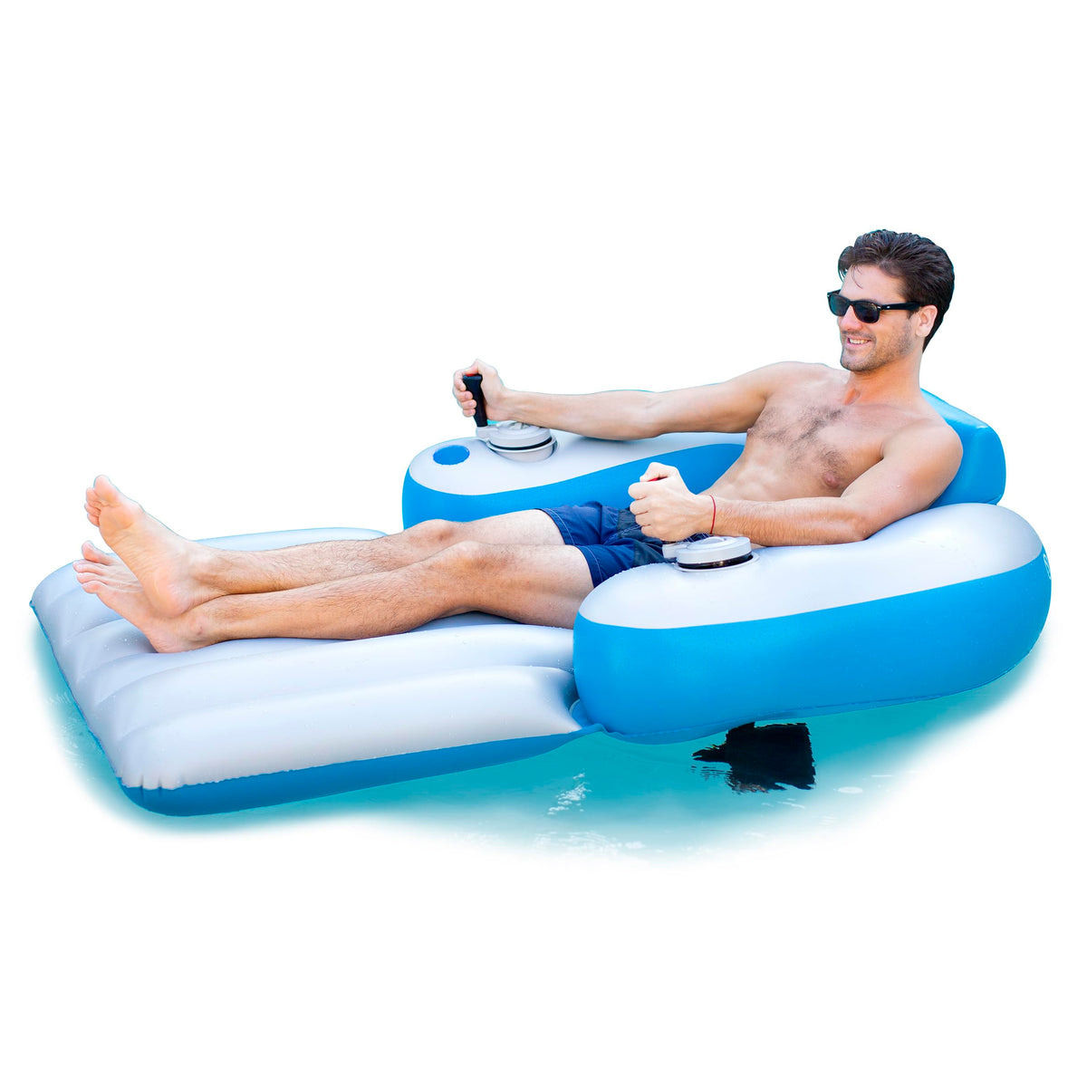 PoolCandy Splash Runner in-pool operation for effortless lounging and relaxation.