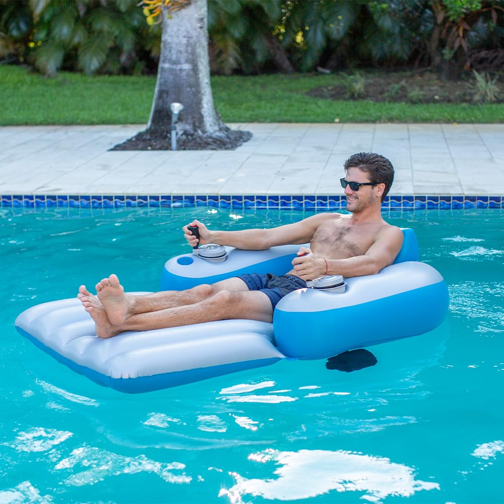 PoolCandy Splash Runner fully enclosed propellers for safe in-pool fun.
