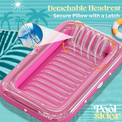 POOLSIDER thick PVC construction for durability and safe floating.