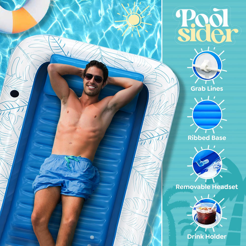 POOLSIDER personal pool as you fill with water for a private tanning space