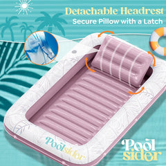 POOLSIDER backyard tanning pool float ideal for sun-soaked afternoons